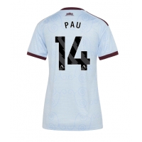 Camiseta Aston Villa Pau Torres #14 Tercera Equipación Replica 2026-27 para mujer mangas cortas